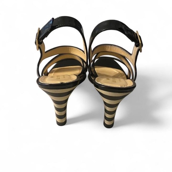 Kate Spade‎ Glossy Black Wedge Sandals - Picture 4 of 8